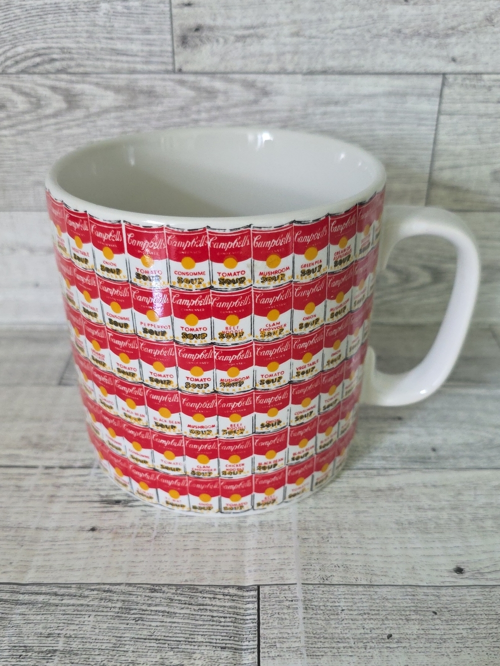 Andy Warhol  " 100 Cans" Campbell's Soup Ceramic Mug